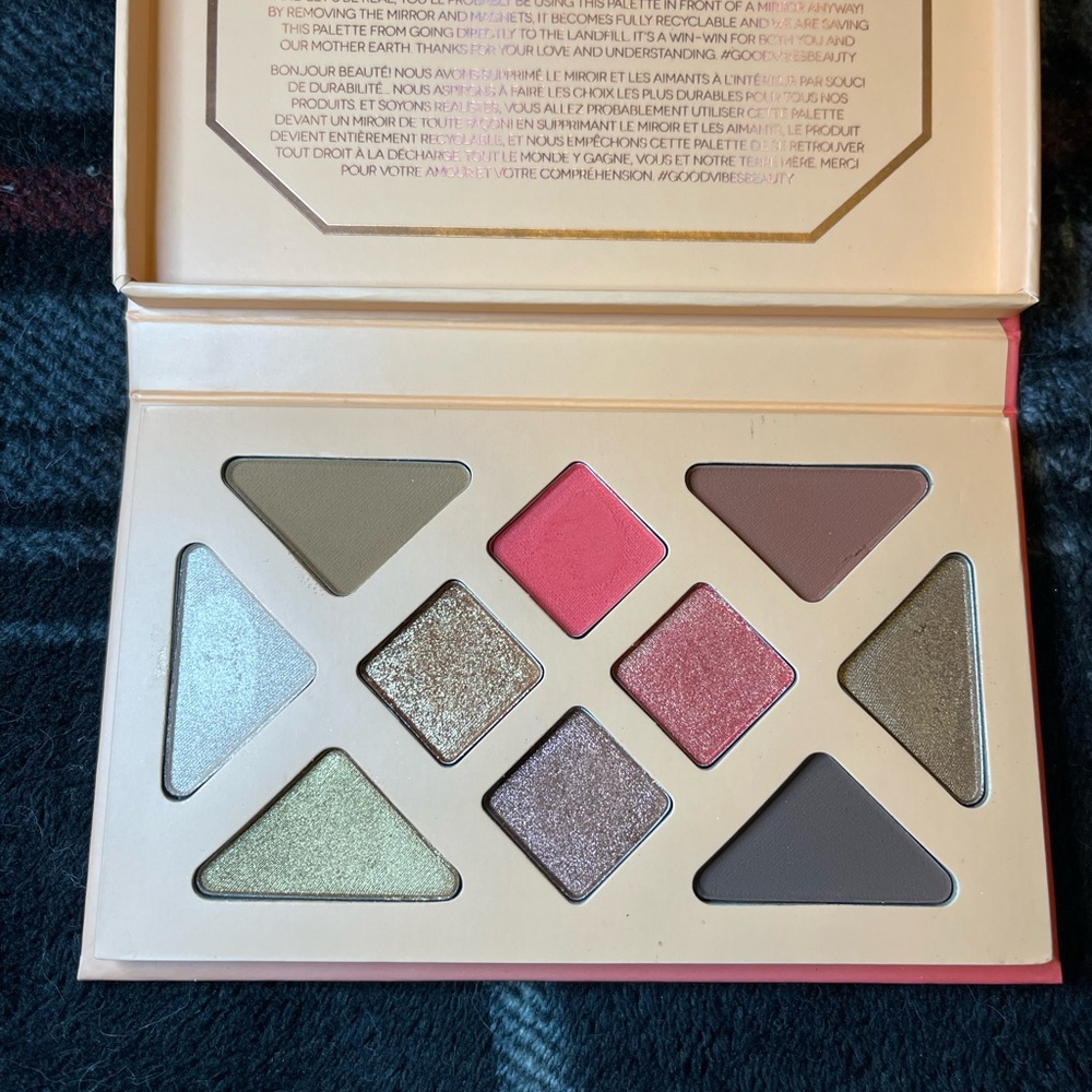 Aether Beauty desert sunset eyeshadow palette gently used